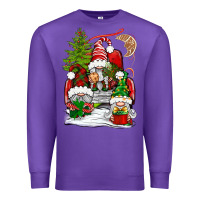 Christmas Gnome Truck Premium Sweatshirt | Teevron