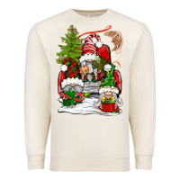 Sandshell christmas gnome truck Premium Sweatshirt - BundleAndBundleShop