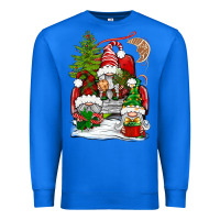 True Royal christmas gnome truck Premium Sweatshirt - BundleAndBundleShop