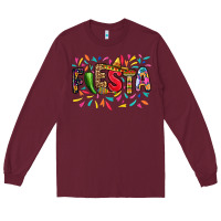 Burgundy Fiesta Long Sleeve Tee - RanaPortraitStore