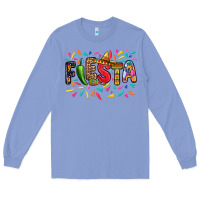 Colony Blue Fiesta Long Sleeve Tee - RanaPortraitStore