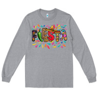 Heather Grey Fiesta Long Sleeve Tee - RanaPortraitStore