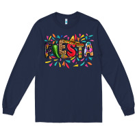Navy Fiesta Long Sleeve Tee - RanaPortraitStore