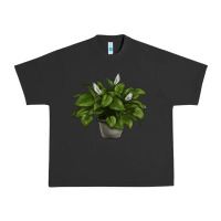 Pigment Black Peace Lily Urban Heavy Tee - LillyAllenDesigns