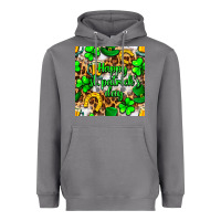 Storm Happy St. Patrick's Day pattern digital paper Heavyweight Hoodie - BundleAndBundleShop
