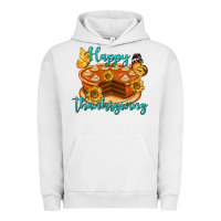 Pigment Lunar Rock Happy Thanksgiving Pumpkin Pie Urban Hoodie - LillyAllenDesigns