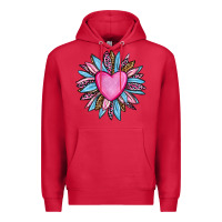 Cardinal valentine's day sunflower olivia Premium Hoodie - OliviaCreatesArt