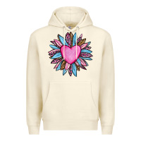 Valentine's Day Sunflower Olivia Premium Hoodie | Teevron