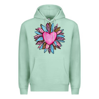 Seafoam valentine's day sunflower olivia Premium Hoodie - OliviaCreatesArt