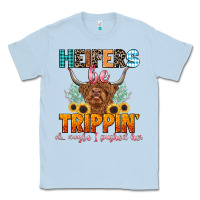 Dusty Blue heifers be trippin' Classic Tee - LillyAllenDesigns