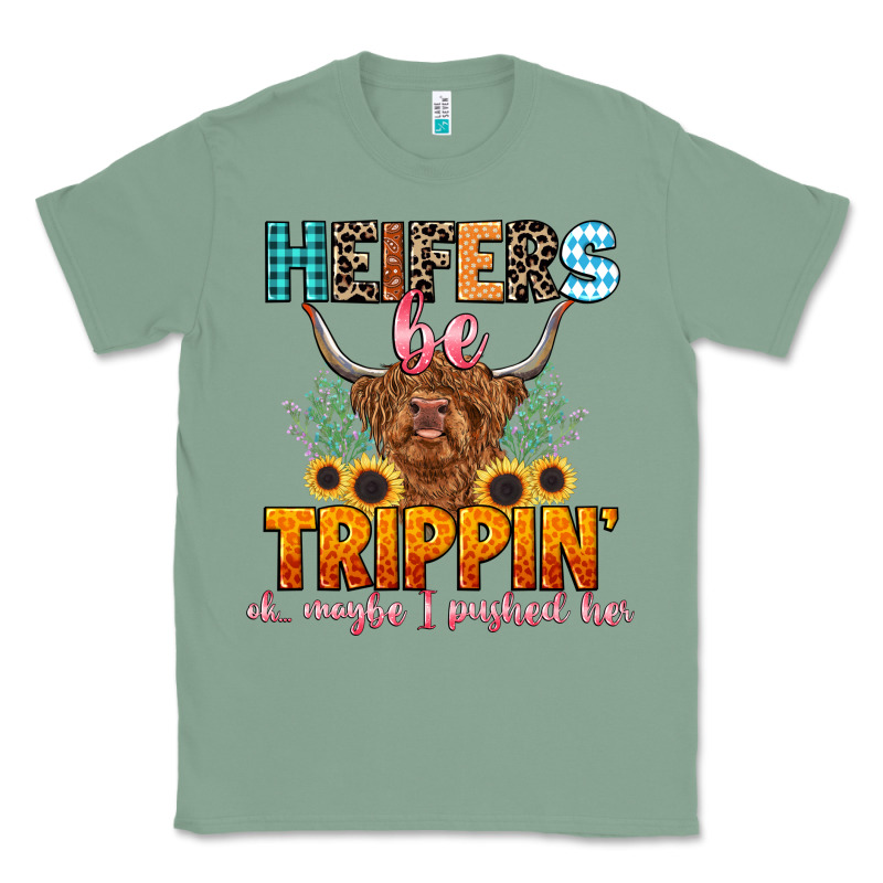 Heifers Be Trippin' Classic Tee by LillyAllenDesigns | Teevron