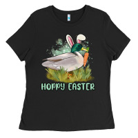 Hoppy Easter Duck Hunting Ladies Tee | Teevron