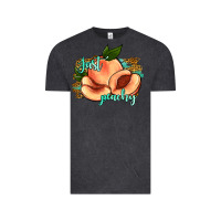 Vintage Black just peachy 2 Vintage Tee - JahusDesignShop