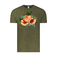 Vintage Olive just peachy 2 Vintage Tee - JahusDesignShop