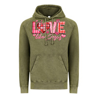 Vintage Olive love like jesus la Vintage Hoodie - LillyAllenDesigns