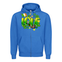 True Royal Love St. Patrick's Day Zipper Hoodie - HowdyJamesFarm