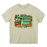 Mossy Somewhere Between Whiskey and Jesus Heavy Core Tee - Jasminsmagicworld
