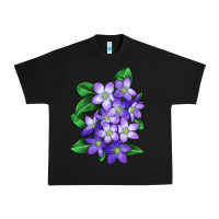 Black Mayflower Plant Illustrations Urban Heavy Tee - LillyAllenDesigns