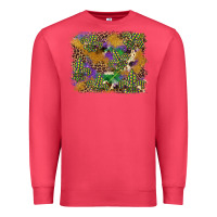 Cardinal mardi gras plaid purple glitter cowhide  leopard Premium Sweatshirt - FaDigitalArtStudio