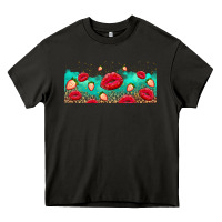 Asphalt lips and strawberries Heavy Core Tee - AdoDesignShop