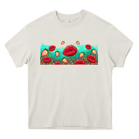 Cream lips and strawberries Heavy Core Tee - AdoDesignShop