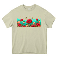 Mossy lips and strawberries Heavy Core Tee - AdoDesignShop