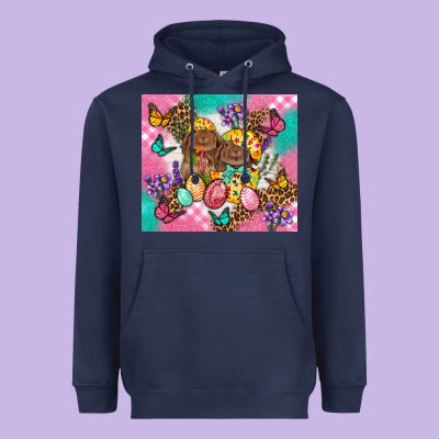 Easter Bunnies And Egg Tumbler Heavyweight Hoodie Designed By Bundleandbundleshop