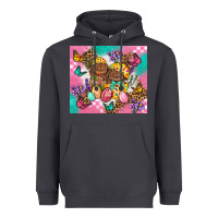 Smoke Easter Bunnies And Egg Tumbler Heavyweight Hoodie - BundleAndBundleShop