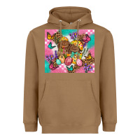 Toasted Coconut Easter Bunnies And Egg Tumbler Heavyweight Hoodie - BundleAndBundleShop