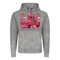 Cloud Rock xo xo xo happy valentine's day truck Vintage Hoodie - LillyAllenDesigns