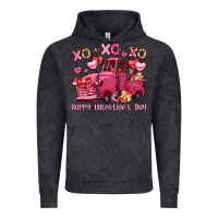Vintage Black xo xo xo happy valentine's day truck Vintage Hoodie - LillyAllenDesigns