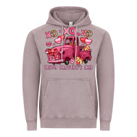 Vintage Zinc xo xo xo happy valentine's day truck Vintage Hoodie - LillyAllenDesigns