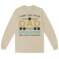 Mushroom i have two titles dad and grandpa Long Sleeve Tee - Bettercallsaul