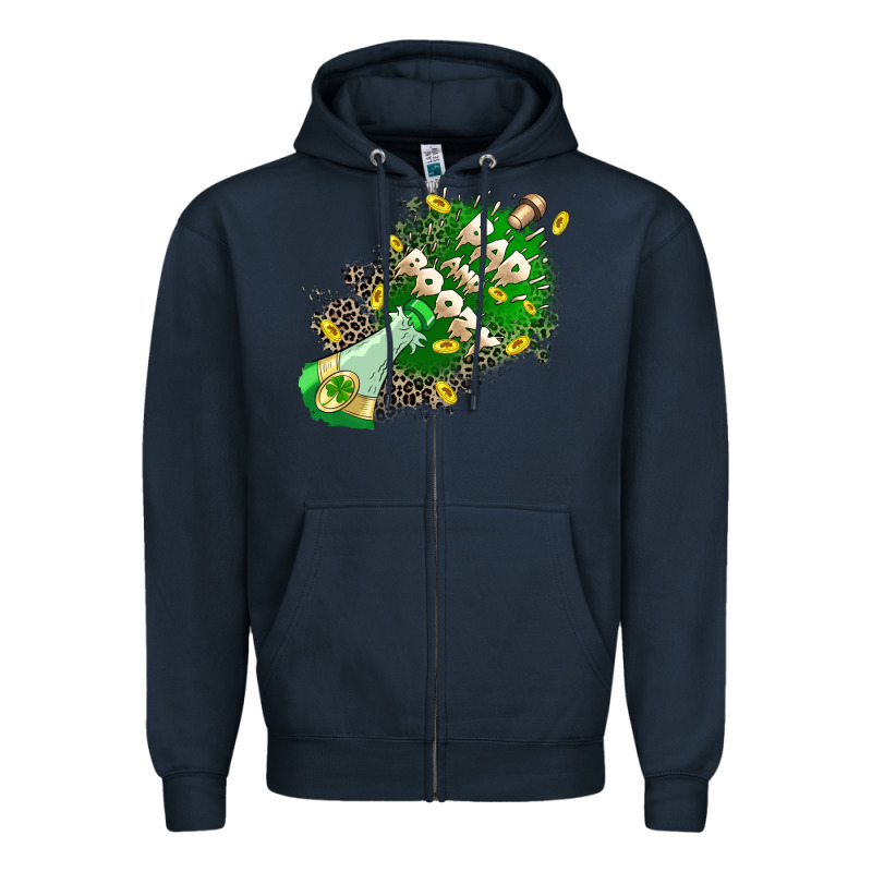 Bad And Boozy Zipper Hoodie by CowGirlArtShop | Teevron