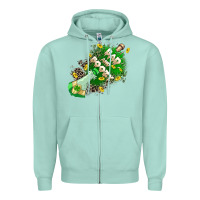 Seafoam Bad and boozy Zipper Hoodie - CowGirlArtShop