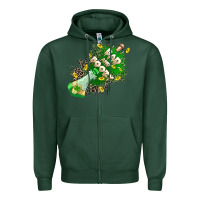 Sports Green Bad and boozy Zipper Hoodie - CowGirlArtShop