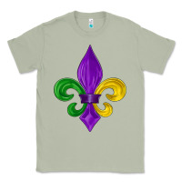 Matcha mardi gras fleur de lis Classic Tee - LillyAllenDesigns