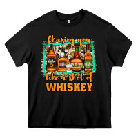 Black Chasing You Like a Shot of Whiskey Heavy Core Tee - Jasminsmagicworld