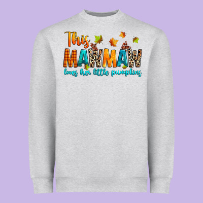 Customized This Mawmaw Loves Her Little Pumpkins Heavyweight Sweatshirt Designed By Texasbilliewilder