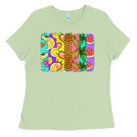 Matcha summer brushstroke Ladies Tee - Jasminsmagicworld
