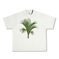 Pistachio Botanical Majesty Palm Illustrations Urban Heavy Tee - LillyAllenDesigns