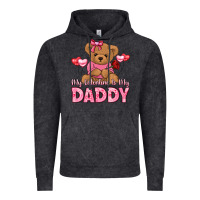 Vintage Black my valentine is my daddy Vintage Hoodie - LillyAllenDesigns