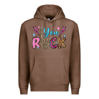 Chestnut you rock valentine's day olivia Premium Hoodie - OliviaCreatesArt