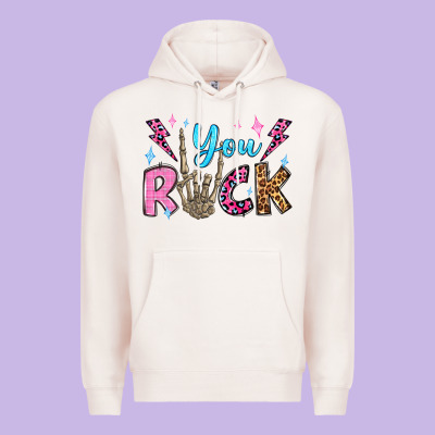 You Rock Valentine's Day Olivia Premium Hoodie Designed By Oliviacreatesart