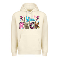 Sandshell you rock valentine's day olivia Premium Hoodie - OliviaCreatesArt