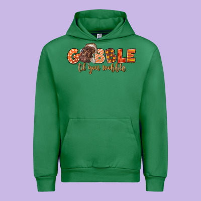 Gobble Gobble Til You Wobble Urban Hoodie Designed By Lillyallendesigns