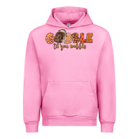 Fuchsia Pink Gobble Gobble Til You Wobble Urban Hoodie - LillyAllenDesigns