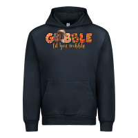Navy Gobble Gobble Til You Wobble Urban Hoodie - LillyAllenDesigns