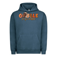 Pigment Midnight Navy Gobble Gobble Til You Wobble Urban Hoodie - LillyAllenDesigns