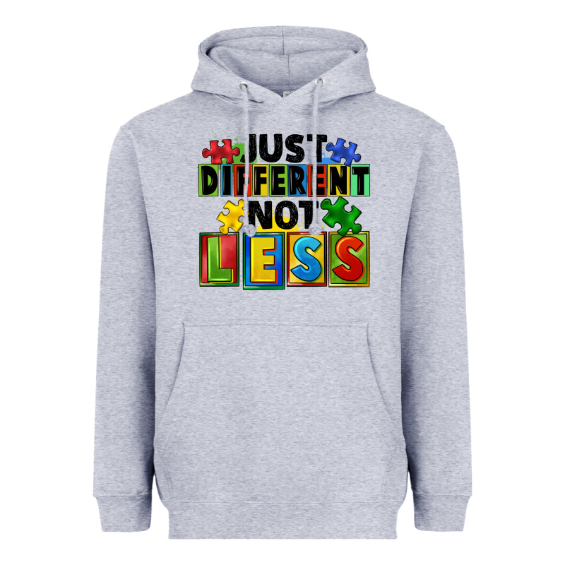 Just Different Not Less Heavyweight Hoodie by FaDigitalArtStudio | Teevron